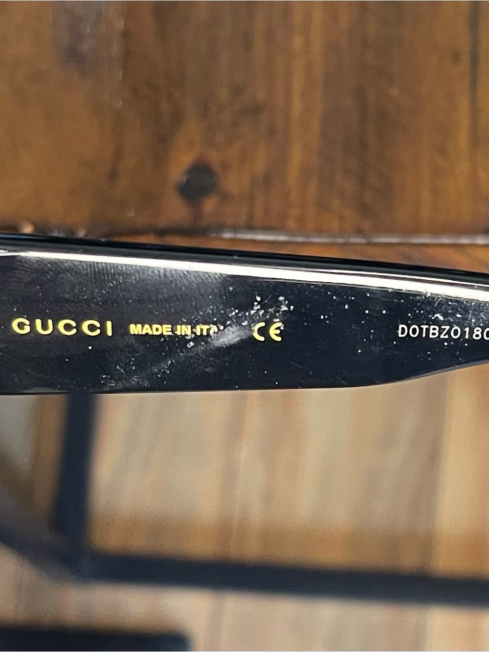 Gucci Black Square Oversized Sunglasses with Dark Lenses - Picture 3 of 5